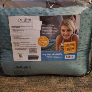 Quility Weighted Blanket with Soft Cover - 20 lbs